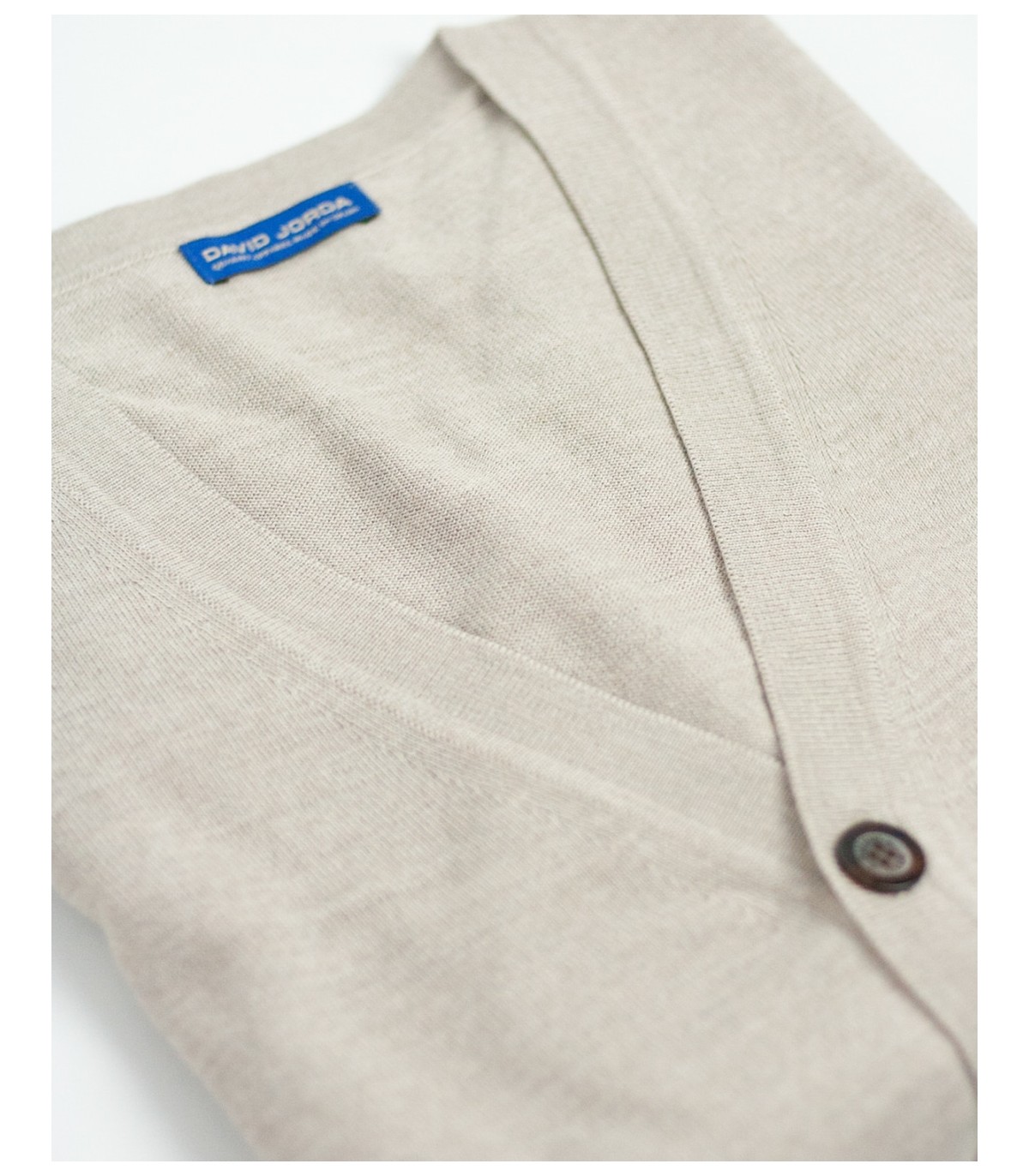 Compra marca CHAQUETA CLASICA BOTONES MEZCLA DE LANA  PIEDRA en Knitewearstor - Textiles Campillo