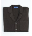 CHAQUETA HOMBRE MEZCLA LANA TEBA MARRON CHOCOLATE