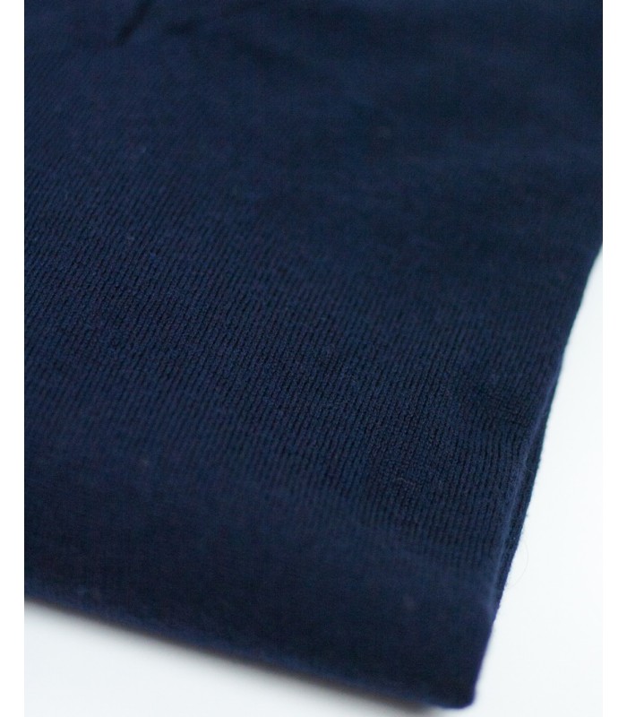 JERSEY PICO 100% LANA EXTRAFINA AZUL MARINO