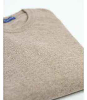 SUETER CUELLO REDONDO MEZCLA LAMBSWOOL BEIGE