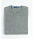 SUETER CUELLO REDONDO MEZCLA LAMBSWOOL GRIS CLARO