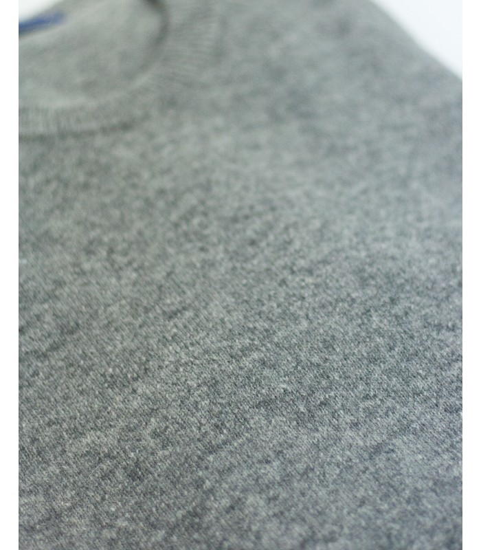 Compra marca SUETER CUELLO REDONDO MEZCLA LAMBSWOOL GRIS CLARO en Knitewearstor - Textiles Campillo