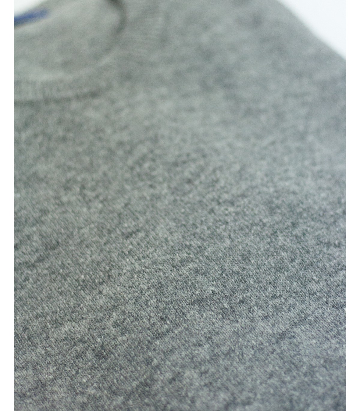 Compra marca SUETER CUELLO REDONDO MEZCLA LAMBSWOOL GRIS CLARO en Knitewearstor - Textiles Campillo