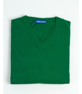 SUETER PICO MEZCLA LAMBSWOOL VERDE