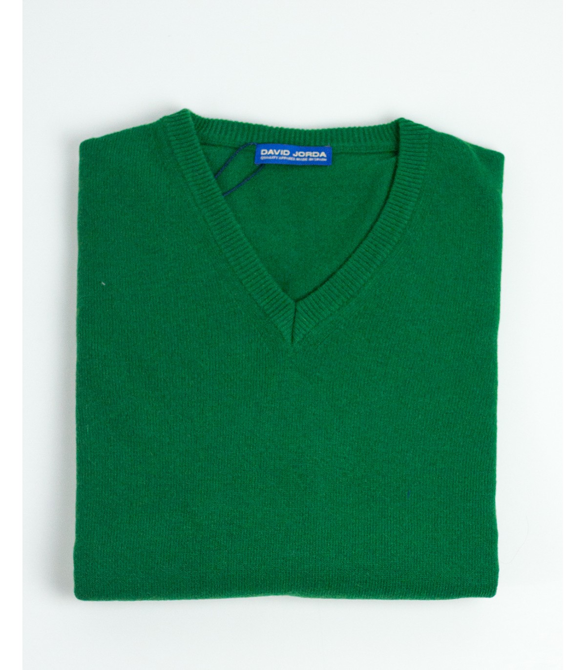 SUETER PICO MEZCLA LAMBSWOOL VERDE