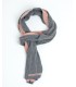 GREY & PINK CASHMERE SCARF